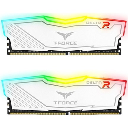 TeamGroup Delta RGB DDR4 16GB RAM με 2x8GB Modules και Ταχύτητα 3600 για Desktop