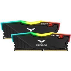 TeamGroup T-Force Delta RGB DDR4 16GB RAM με 2x8GB Modules και Ταχύτητα 3200 για Desktop