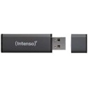 Intenso Alu Line Anthracite 128GB USB 2.0 Stick Γκρι