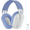 Logitech G435 Lightspeed Ασύρματο Over Ear Gaming Headset με σύνδεση Bluetooth / USB Λευκό