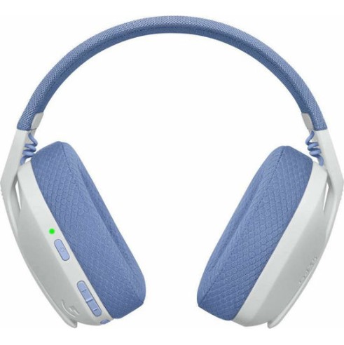 Logitech G435 Lightspeed Ασύρματο Over Ear Gaming Headset με σύνδεση Bluetooth / USB Λευκό