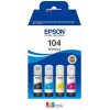 Epson 104 Γνήσιο Πακέτο 4 Μελανιών Εκτυπωτή InkJet Κίτρινο / Κυανό / Ματζέντα / Μαύρο (C13T00P640)