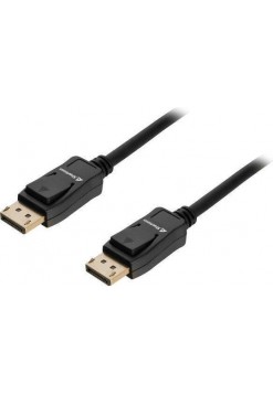 Sharkoon Cable DisplayPort male - DisplayPort male 2m Μαύρο (4044951036110)