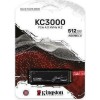 Kingston KC3000 SSD 512GB M.2 NVMe PCI Express 4.0 SKC3000S/512G