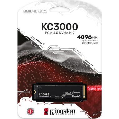 Kingston KC3000 SSD 4.1TB M.2 NVMe PCI Express 4.0