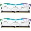 TeamGroup Delta RGB White DDR5 32GB RAM με 2x16GB Modules και Ταχύτητα 6000 για Desktop