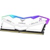 TeamGroup Delta RGB White DDR5 32GB RAM με 2x16GB Modules και Ταχύτητα 6000 για Desktop