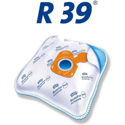 Swirl R39 Σακούλες Σκούπας 4τμχ Συμβατή με Σκούπα Rowenta