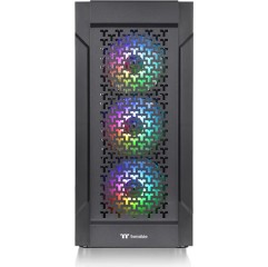 Thermaltake Versa T27 TG ARGB Gaming Midi Tower Κουτί Υπολογιστή με Πλαϊνό Παράθυρο Μαύρο