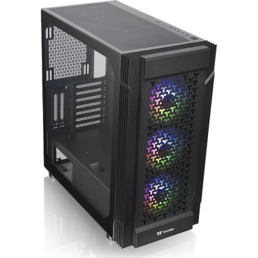 Thermaltake Versa T27 TG ARGB Gaming Midi Tower Κουτί Υπολογιστή με Πλαϊνό Παράθυρο Μαύρο