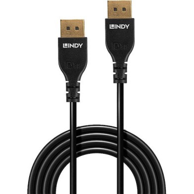 Lindy Cable DisplayPort male - DisplayPort male 2m Μαύρο (36462)