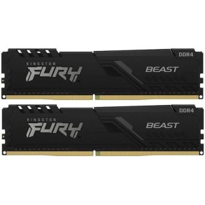 Kingston Fury Beast DDR4 64GB RAM με 2x32GB Modules και Ταχύτητα 3200 για Desktop