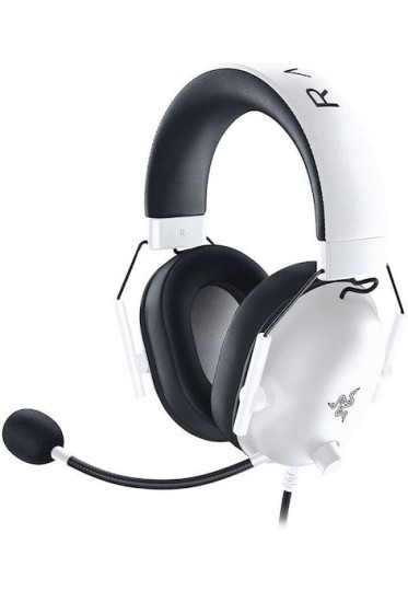Razer BlackShark V2 X Over Ear Gaming Headset με σύνδεση 3.5mm Λευκό