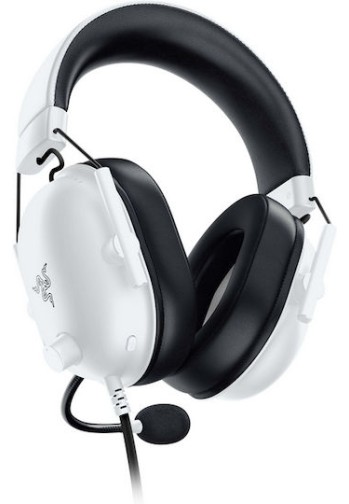 Razer BlackShark V2 X Over Ear Gaming Headset με σύνδεση 3.5mm Λευκό