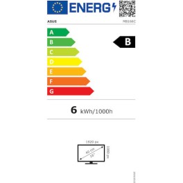 Asus ZenScreen MB166C IPS Φορητό Monitor 15.6
