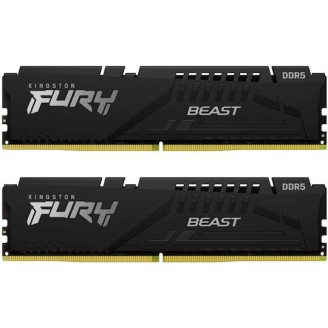 Kingston Fury Beast DDR5 64GB RAM με 2x32GB Modules και Ταχύτητα 5200 για Desktop
