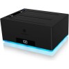Icy Box Docking Station για 2 Σκληρούς Δίσκους SATA 3.5