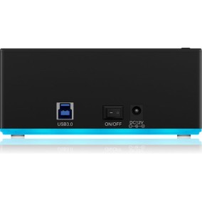 Icy Box Docking Station για 2 Σκληρούς Δίσκους SATA 3.5