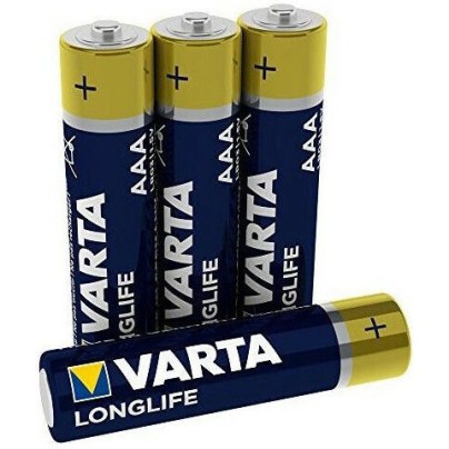 Varta LongLife Αλκαλικές Μπαταρίες AAA 1.5V 4τμχ