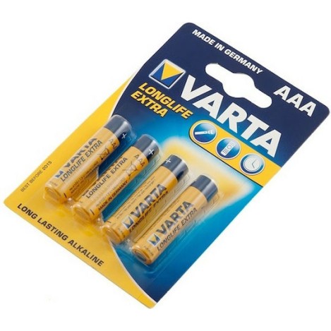 Varta LongLife Αλκαλικές Μπαταρίες AAA 1.5V 4τμχ