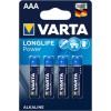 Varta LongLife Αλκαλικές Μπαταρίες AAA 1.5V 4τμχ
