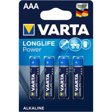 Varta LongLife Αλκαλικές Μπαταρίες AAA 1.5V 4τμχ