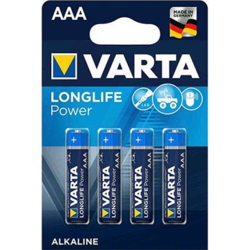 Varta LongLife Power Αλκαλικές Μπαταρίες AAA 1.5V 4τμχ