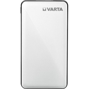Varta Energy Power Bank 10000mAh με 2 Θύρες USB-A και Θύρα USB-C Λευκό