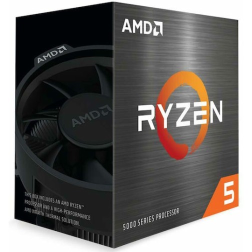 AMD Ryzen 5 5500 3.6GHz Επεξεργαστής 6 Πυρήνων για Socket AM4 σε Κουτί με Ψύκτρα