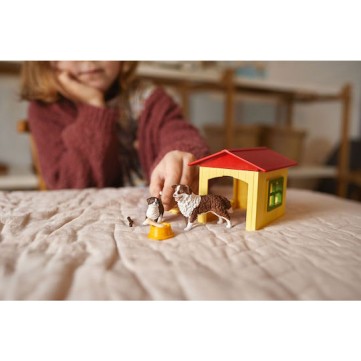 Schleich-S Παιχνίδι Μινιατούρα Farm World Doghouse για 3+ Ετών