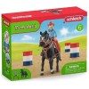 Schleich-S Παιχνίδι Μινιατούρα Cowgirl Barrel Racing για 3+ Ετών 16εκ.