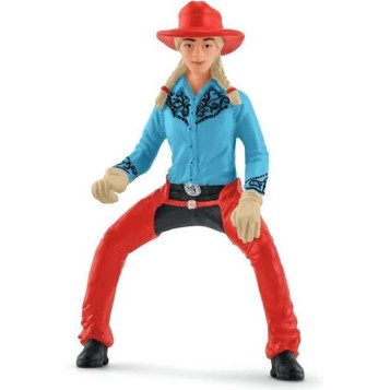 Schleich-S Παιχνίδι Μινιατούρα Cowgirl Barrel Racing για 3+ Ετών 16εκ.