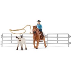 Schleich-S Παιχνίδι Μινιατούρα Cowgirl Team για 3+ Ετών