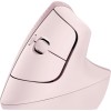 Logitech Lift Ασύρματο Εργονομικό Vertical Ποντίκι Ροζ