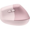 Logitech Lift Ασύρματο Εργονομικό Vertical Ποντίκι Ροζ