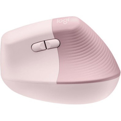 Logitech Lift Ασύρματο Εργονομικό Vertical Ποντίκι Ροζ