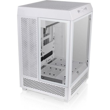 Thermaltake The Tower 500 Gaming Midi Tower Κουτί Υπολογιστή με Πλαϊνό Παράθυρο και RGB Φωτισμό Snow White