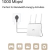 TP-LINK TL-PA7019P KIT v1 Powerline Διπλό για Ενσύρματη Σύνδεση με Passthrough Πρίζα και Θύρα Gigabit Ethernet