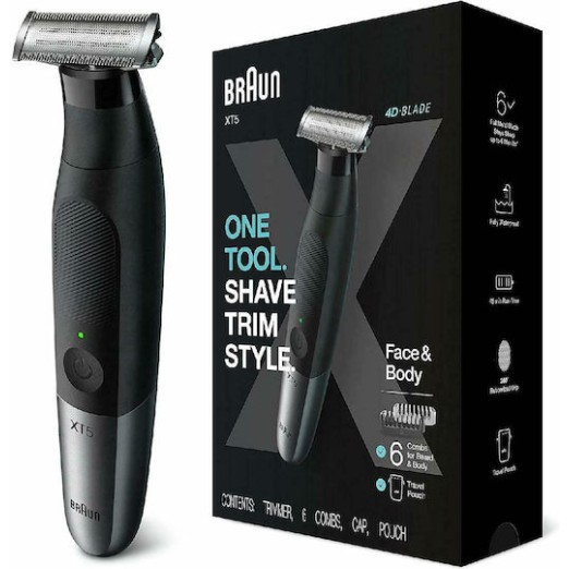 Braun Trimmer Μηχανή Επαναφορτιζόμενη XT5200