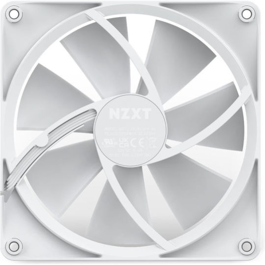 NZXT F140 RGB Case Fan με Σύνδεση 4-Pin PWM Λευκό