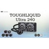 Thermaltake Toughliquid Ultra 240 Sync Υδρόψυξη Επεξεργαστή Διπλού Ανεμιστήρα 120mm για Socket AM4/1200/115x με RGB Φωτισμό