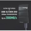 TeamGroup M200 USB 3.2 / USB-C Εξωτερικός SSD 1TB 2.5
