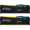 Kingston Fury Beast RGB DDR5 32GB RAM με 2x16GB Modules και Ταχύτητα 5600 για Desktop