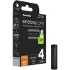 Panasonic Eneloop Pro Επαναφορτιζόμενες Μπαταρίες AAA Ni-MH 930mAh 1.2V 4τμχ