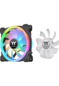 Thermaltake Swafan Case Fan 140mm με RGB Φωτισμό και Σύνδεση 9-Pin 3τμχ Blavk