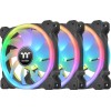 Thermaltake Swafan Case Fan 140mm με RGB Φωτισμό και Σύνδεση 9-Pin 3τμχ Blavk