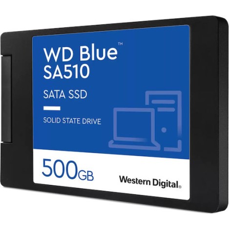 Western Digital SA510 SSD 500GB τύπου 2.5'' με σύνδεση SATA III WDS500G3B0A