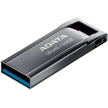 Adata Ur340 64GB USB 2.0 Stick Μαύρο