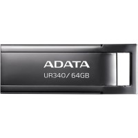 Adata Ur340 64GB USB 2.0 Stick Μαύρο