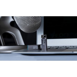 Adata Ur340 64GB USB 2.0 Stick Μαύρο